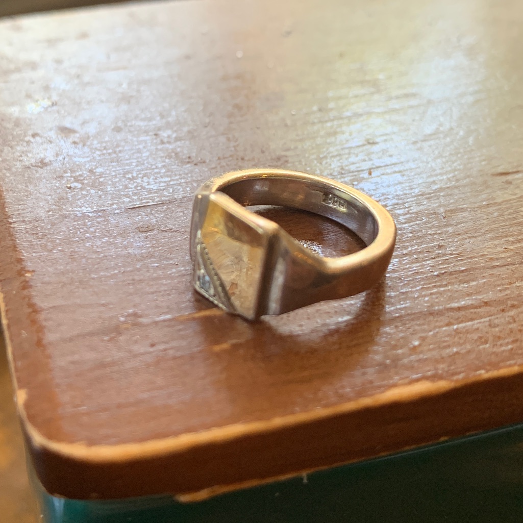 Tiny Gold And Silver Ring